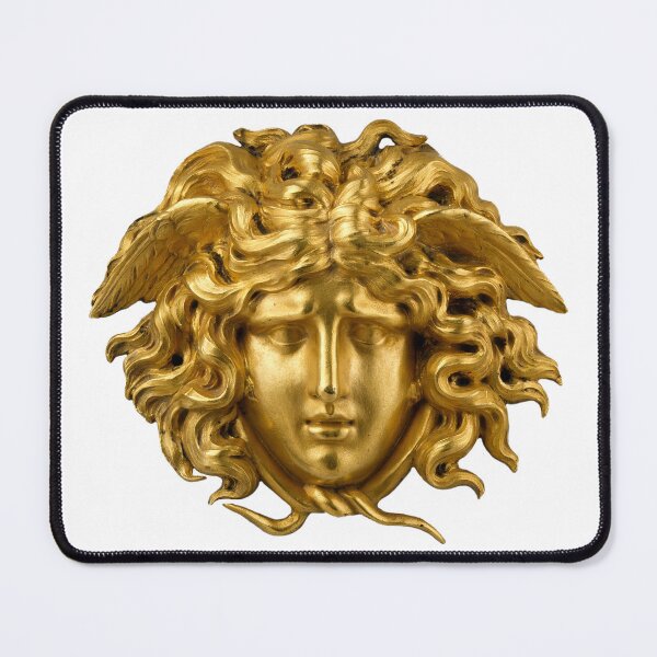 Item preview, Golden Decorative Medusa Head Sculpture designed and sold by portokalis.