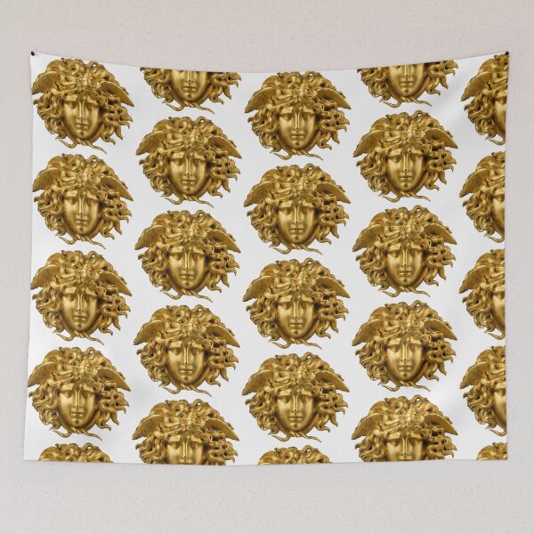 Item preview, Golden Decorative Medusa Head Sculpture designed and sold by portokalis.