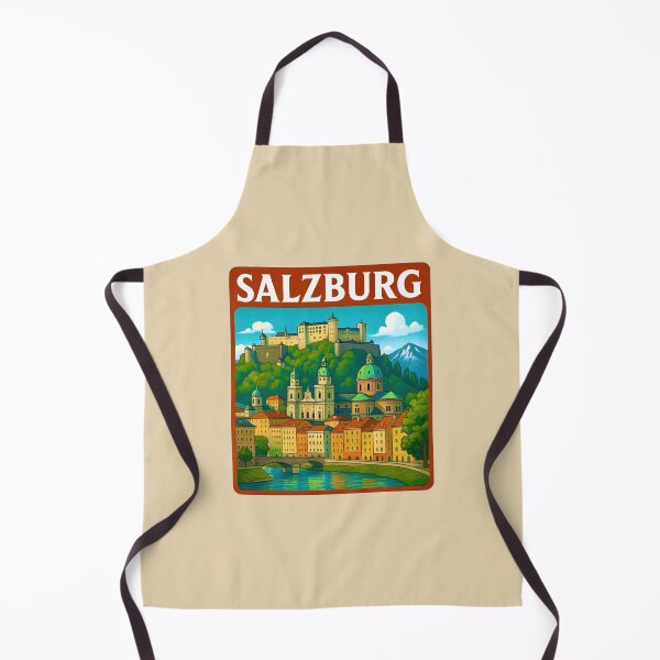 Item preview, Salzburg, Austria — Hohensalzburg Fortress designed and sold by Myra365Art.