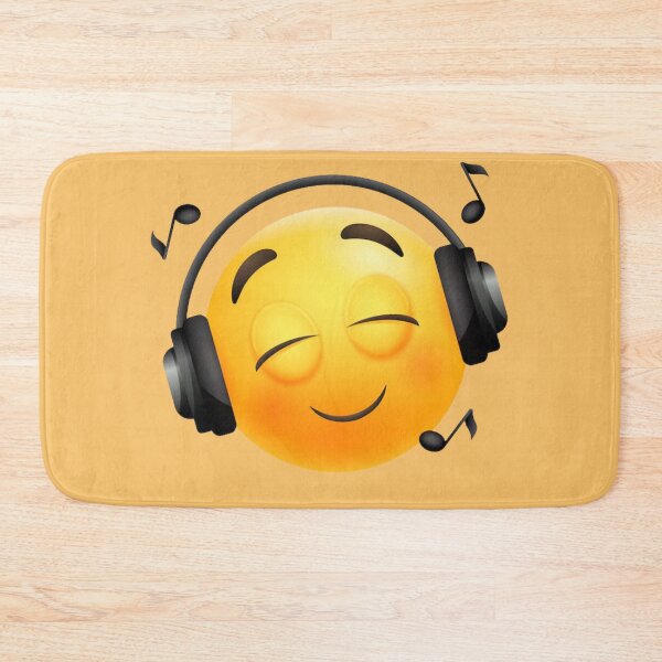 Item preview, listening music emoji design tshirt designed and sold by anandsiva2703.