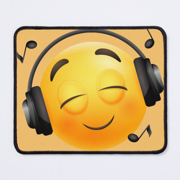 Item preview, listening music emoji design tshirt designed and sold by anandsiva2703.