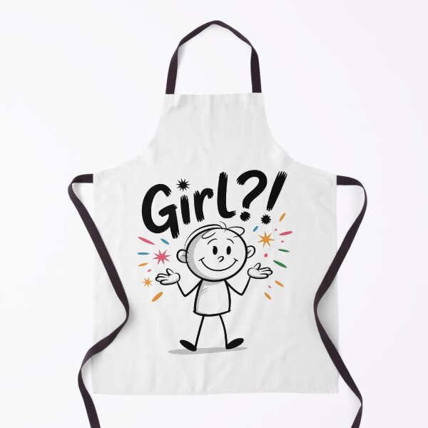 Item preview, Girl?!! Sassy Stick Figure Cartoon designed and sold by JPees.