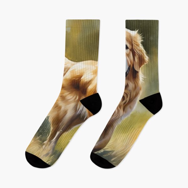 Item preview, Golden Retriever in Sunlit Field designed and sold by Wags & Tails.