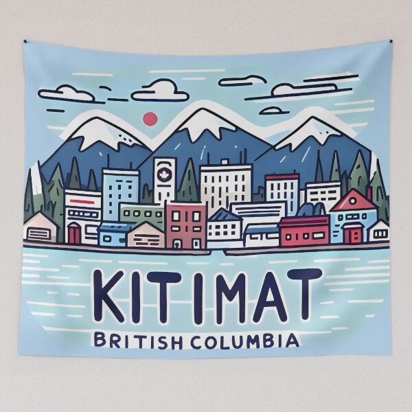 Item preview, Kitimat British Columbia Canada  designed and sold by HowToCanadian.