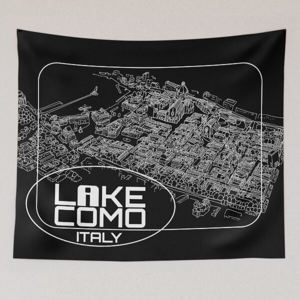 Item preview, Como Italy (White) designed and sold by MisestiArt.
