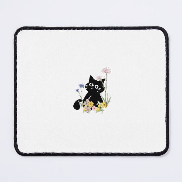 Item preview, "Flowery Black Cat" designed and sold by Your Dream.