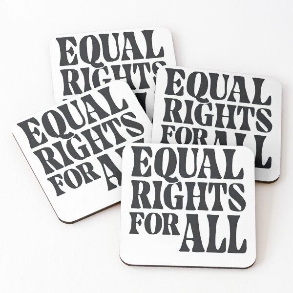 Item preview, Equal Rights For All Bold Justice Equality Social Change Statement designed and sold by StickerHavenn.