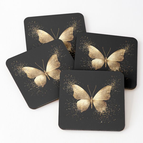 Item preview, Luxury Gold and Black Butterfly designed and sold by AZ WEAR.