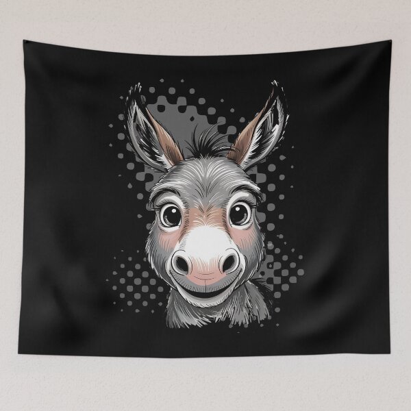 Item preview, I love donkeys - Donkey with friends - Bad ass donkey - Donkeys make me happy - Just a donkey designed and sold by JansenGS.