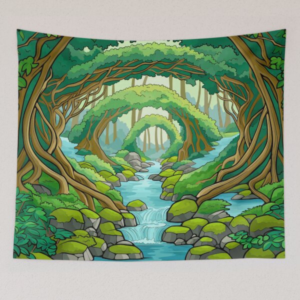 Item preview, Enchanted Forest Stream designed and sold by HSE1.