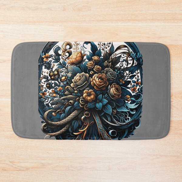 Item preview, Fantasy Blue Flowers  designed and sold by Karen Harding Art and Illustration .