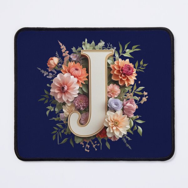 Item preview, Elegant Floral Monogram Letter J – Botanical Initial with Peonies, Roses & Dahlias | Personalized Gift & Feminine Decor designed and sold by AmenAlways.