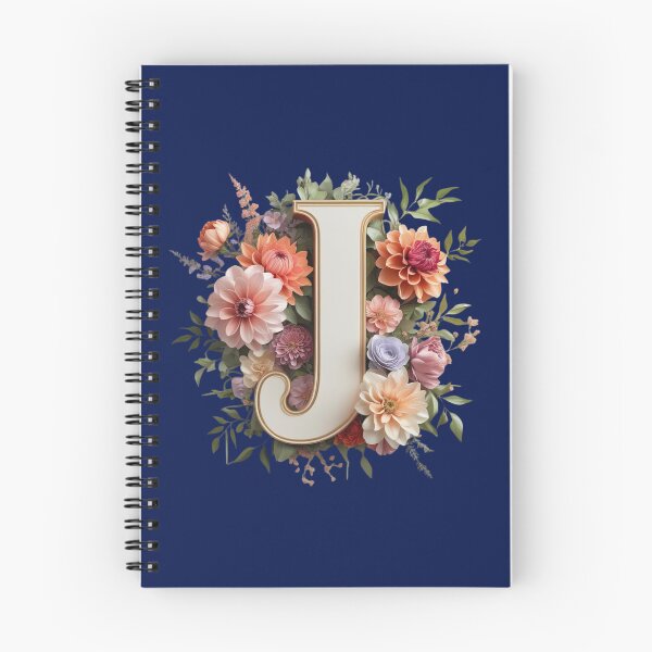Artikelvorschau, Elegantes florales Monogramm Buchstabe J – Botanischer Anfangsbuchstabe mit Pfingstrosen, Rosen und Dahlien | Personalisiertes Geschenk & feminines Dekor entworfen und verkauft von AmenAlways.
