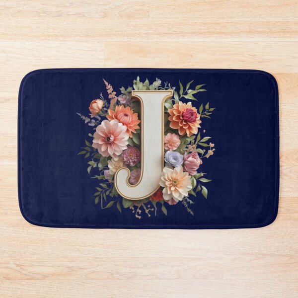 Item preview, Elegant Floral Monogram Letter J – Botanical Initial with Peonies, Roses & Dahlias | Personalized Gift & Feminine Decor designed and sold by AmenAlways.