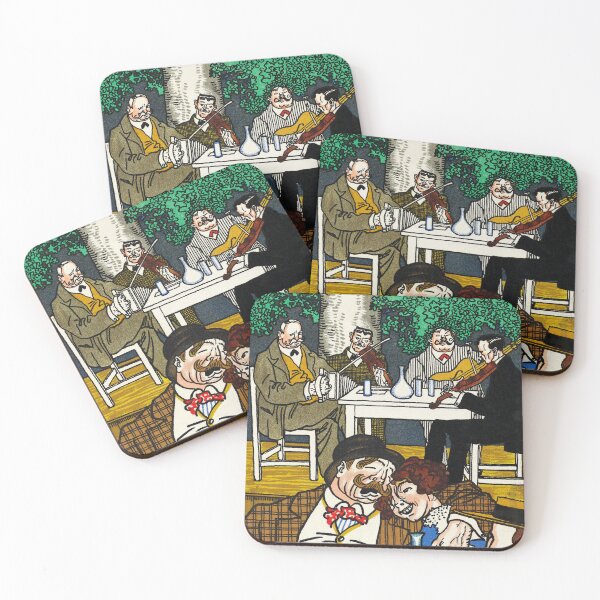 Item preview, Artistic Depiction of a Vibrant Social Gathering Featuring Musicians and Friends designed and sold by portokalis.