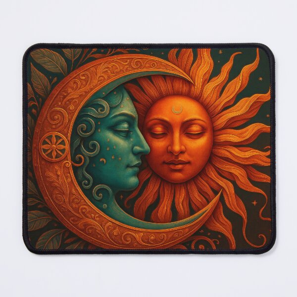 Item preview, Cosmic Sun and Moon designed and sold by Kaleidoscope Print.