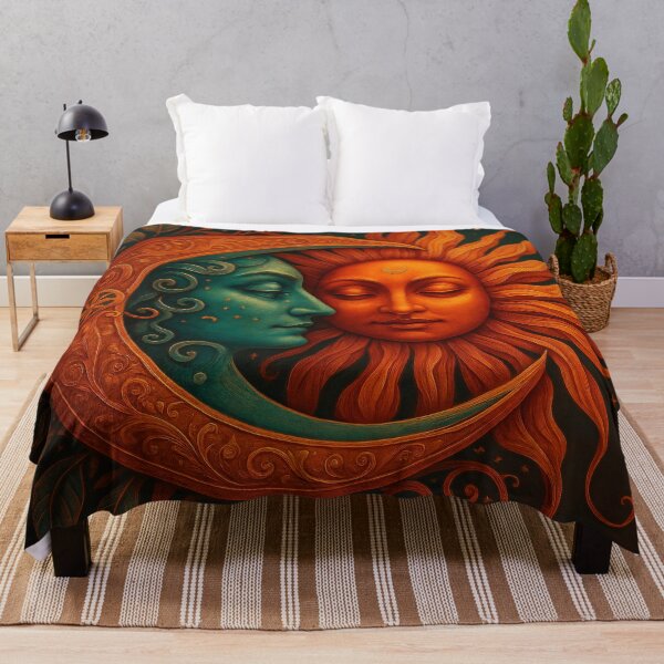 Item preview, Cosmic Sun and Moon designed and sold by Kaleidoscope Print.