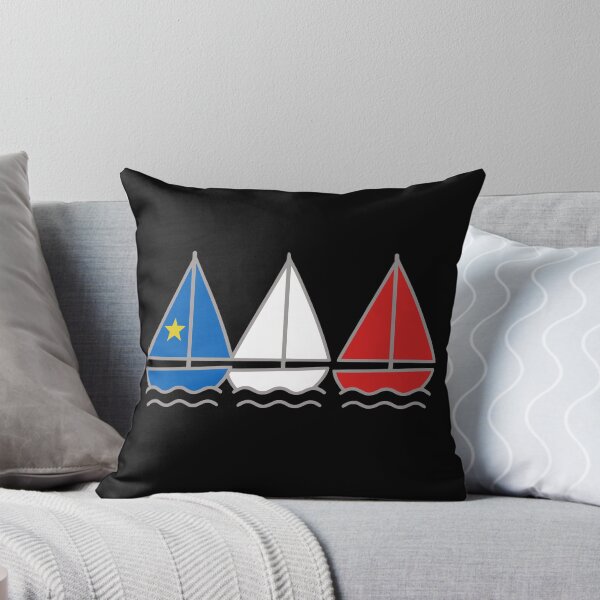 Item preview, Acadian Flag Three Sailboat Maritime Pride Flag for L'Acadie designed and sold by TheTrendsDesk.