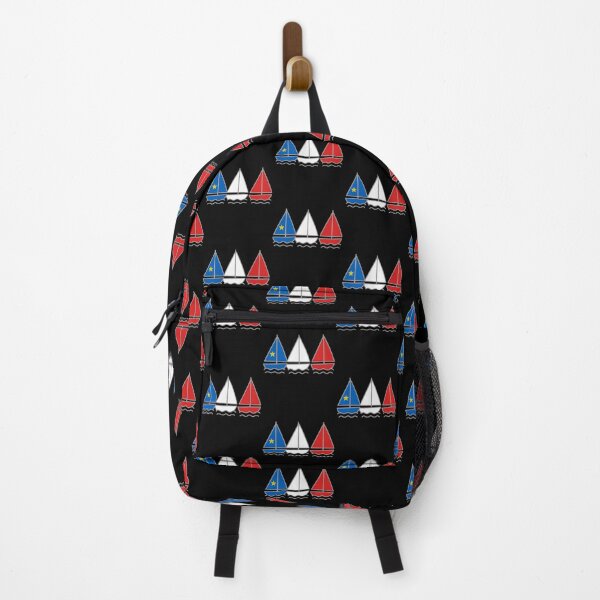 Item preview, Acadian Flag Three Sailboat Maritime Pride Flag for L'Acadie designed and sold by TheTrendsDesk.