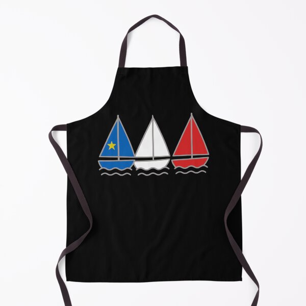Item preview, Acadian Flag Three Sailboat Maritime Pride Flag for L'Acadie designed and sold by TheTrendsDesk.