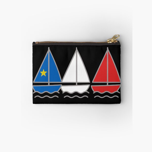 Item preview, Acadian Flag Three Sailboat Maritime Pride Flag for L'Acadie designed and sold by TheTrendsDesk.