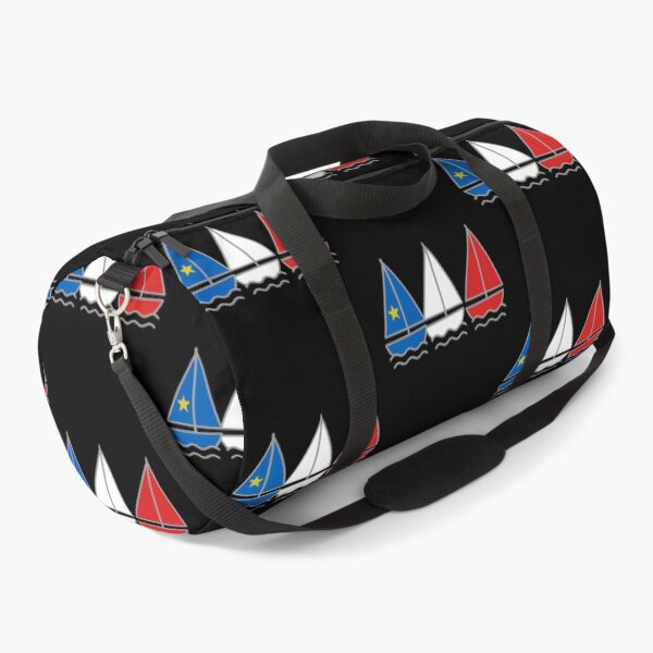 Item preview, Acadian Flag Three Sailboat Maritime Pride Flag for L'Acadie designed and sold by TheTrendsDesk.