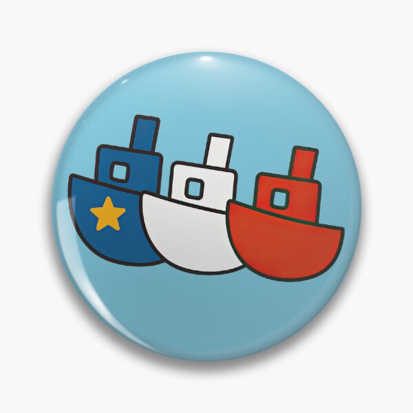 Item preview, Acadian Flag Fishing Boat Maritime Pride Blue, White & Red Fishing Boats for L'Acadie designed and sold by TheTrendsDesk.