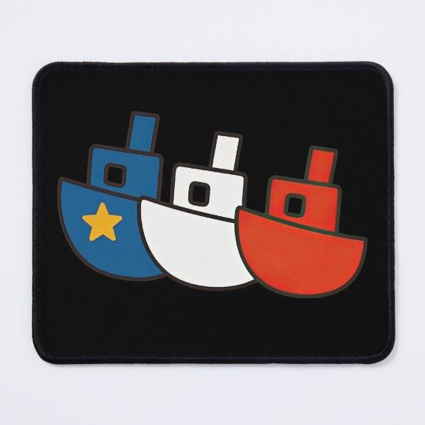 Item preview, Acadian Flag Fishing Boat Maritime Pride Blue, White & Red Fishing Boats for L'Acadie designed and sold by TheTrendsDesk.