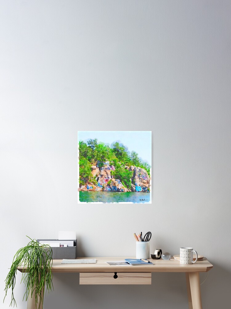 Lake Martin Alabama Framed Vertical Poster Lake Martin Alabama Framed Vertical Poster