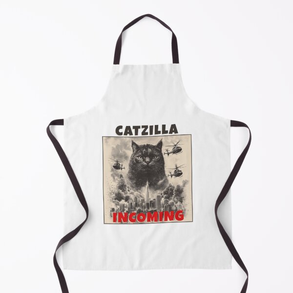 Item preview, Catzilla, Monster Cat designed and sold by Sleepy Cat Design.