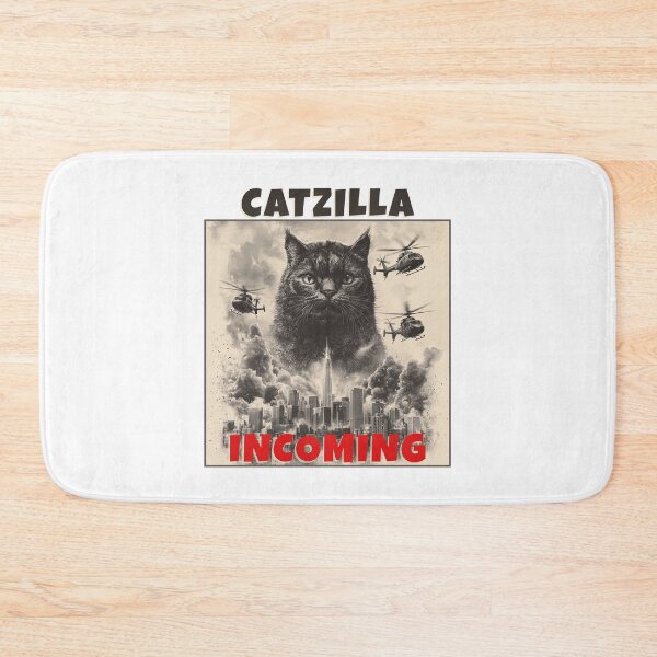 Item preview, Catzilla, Monster Cat designed and sold by Sleepy Cat Design.