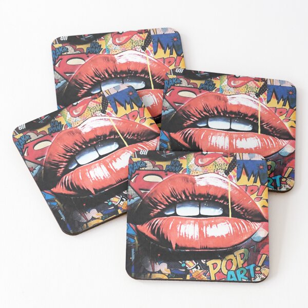 Item preview, Pop Art Lips – Comic Style Explosion designed and sold by Underdott.