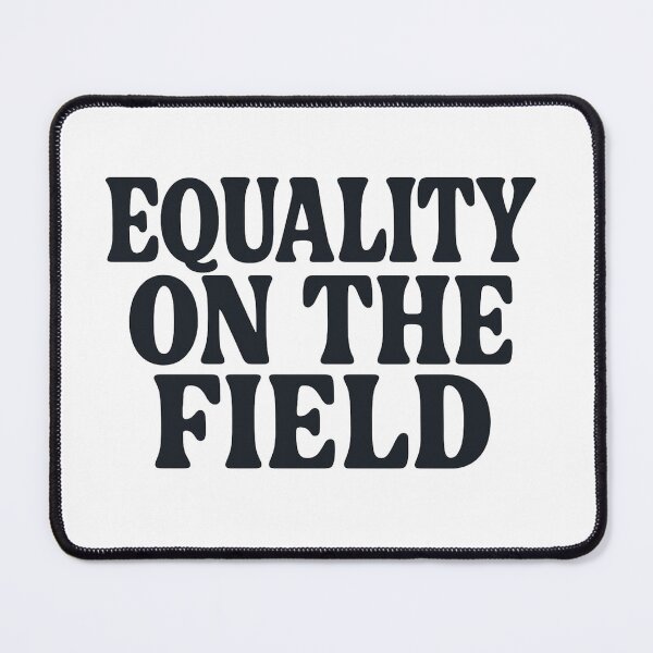 Item preview, Equality On The Field Social Justice Sports Equality Typography Design designed and sold by StickerHavenn.