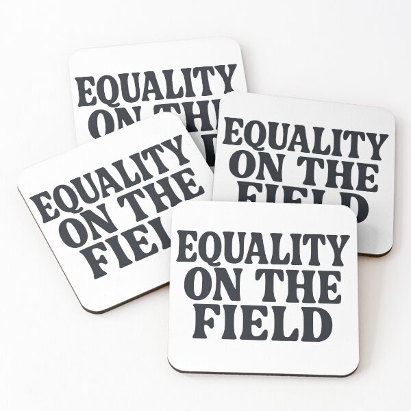 Item preview, Equality On The Field Social Justice Sports Equality Typography Design designed and sold by StickerHavenn.