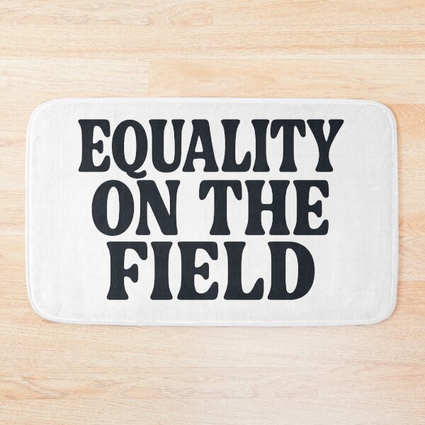 Item preview, Equality On The Field Social Justice Sports Equality Typography Design designed and sold by StickerHavenn.
