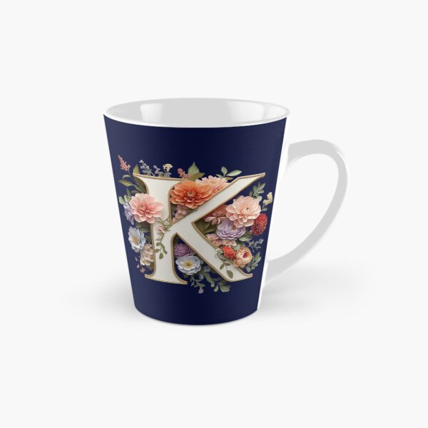 Item preview, Elegant Floral Monogram Letter K – Botanical Initial with Peonies, Roses & Dahlias | Personalized Gift & Feminine Decor designed and sold by AmenAlways.