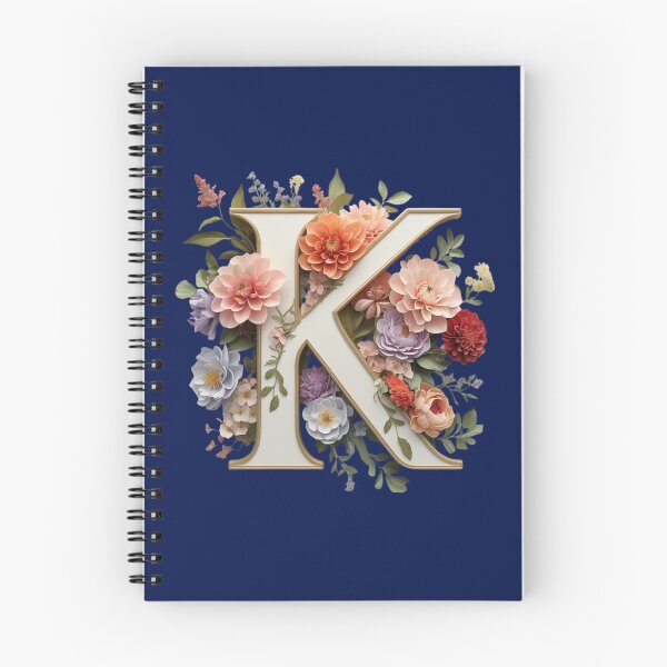 Item preview, Elegant Floral Monogram Letter K – Botanical Initial with Peonies, Roses & Dahlias | Personalized Gift & Feminine Decor designed and sold by AmenAlways.