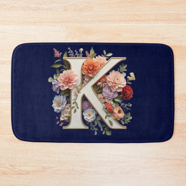 Item preview, Elegant Floral Monogram Letter K – Botanical Initial with Peonies, Roses & Dahlias | Personalized Gift & Feminine Decor designed and sold by AmenAlways.