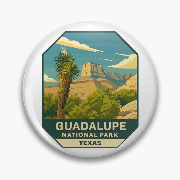 Item preview, Guadalupe Mountains National Park Retro Sticker designed and sold by Ismeal Von.