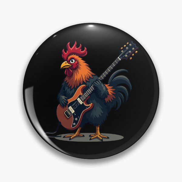 Artikelvorschau, Rockender Hahn mit Gitarre entworfen und verkauft von Hans-Design.