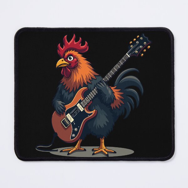 Artikelvorschau, Rockender Hahn mit Gitarre entworfen und verkauft von Hans-Design.