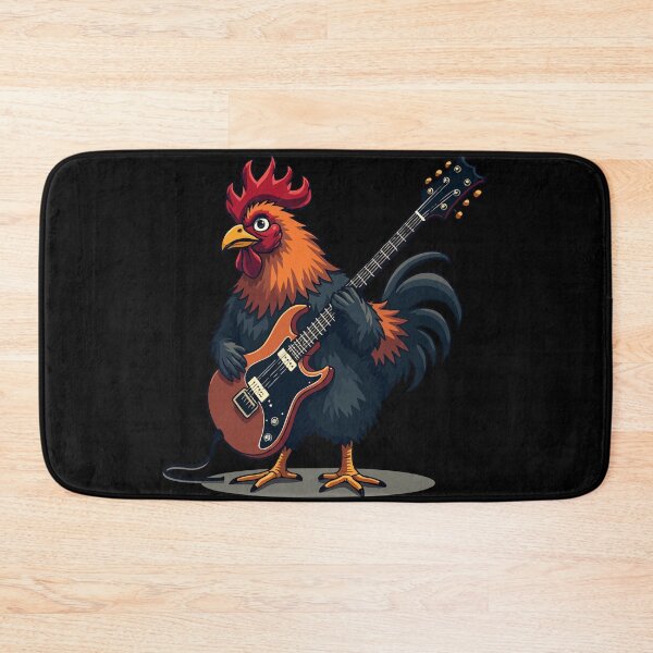 Item preview, Rocking rooster with guitar designed and sold by Hans-Design.