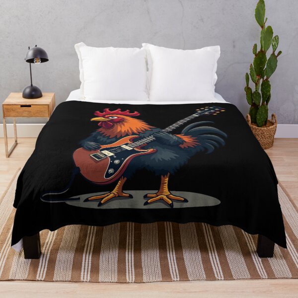 Item preview, Rocking rooster with guitar designed and sold by Hans-Design.