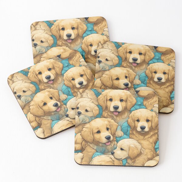 Item preview, Golden Retriever Puppies Delight designed and sold by Wags & Tails.