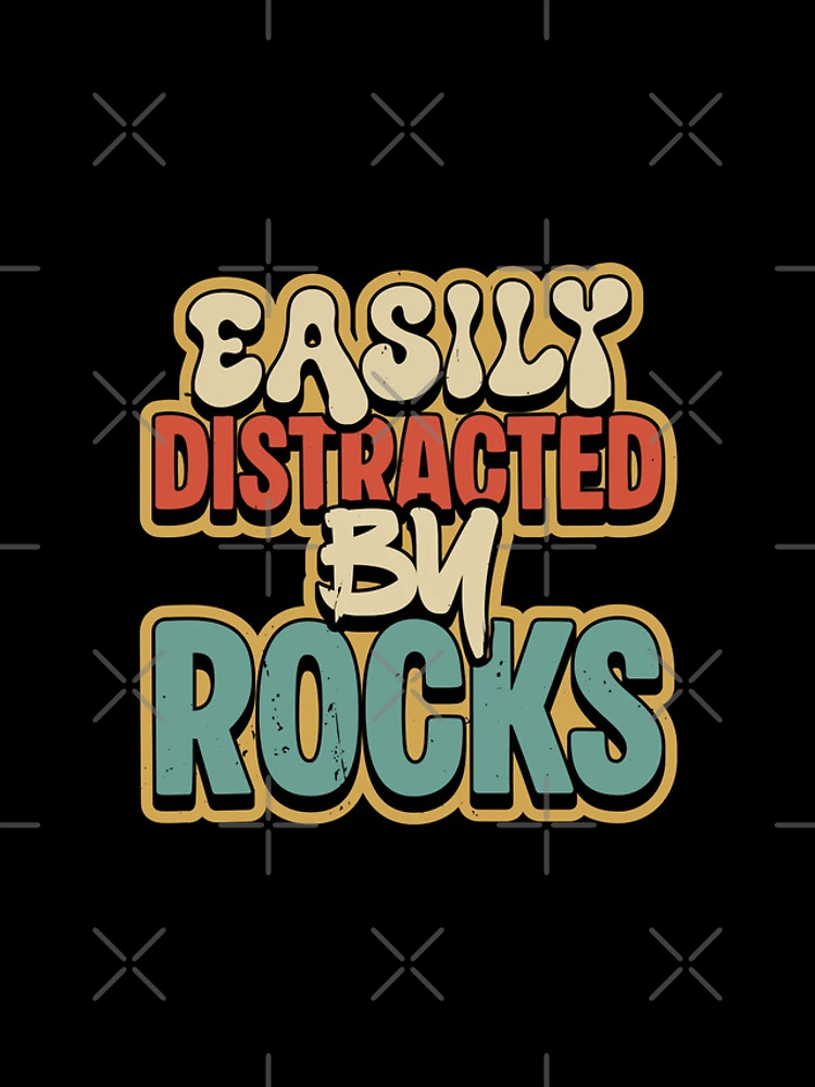 Thumbnail 4 of 4, iPhone Case, Easily Distracted By Rocks - Funny Humor designed and sold by JavaGraph.