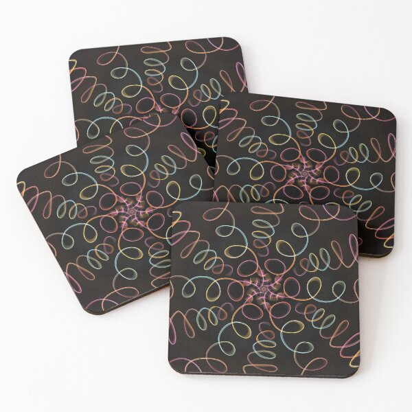 Item preview, Cosmic Ribbon Loops – Playful Abstract Flow designed and sold by Rx Photography.