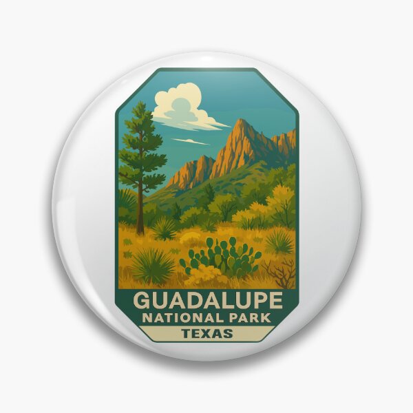Item preview, Guadalupe Mountains National Park Retro Sticker designed and sold by Ismeal Von.