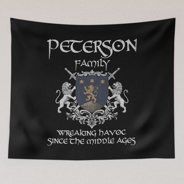 Item preview, Peterson Family Crest – Medieval Heritage Emblem for Ancestry Lovers & Vintage Style Fans designed and sold by 9X FR.