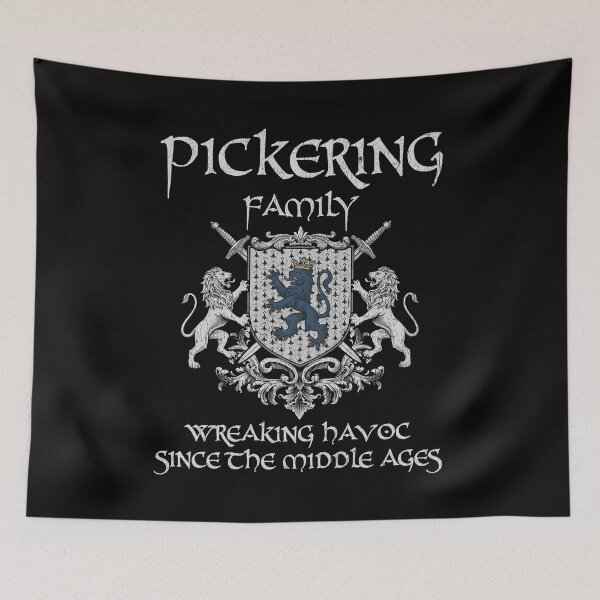 Item preview, Pickering Family Crest – Medieval Heritage Emblem for Ancestry Lovers & Vintage Style Fans designed and sold by 9X FR.