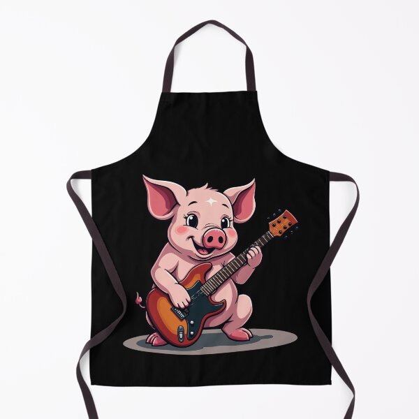 Artikelvorschau, Rockendes Schwein mit Gitarre entworfen und verkauft von Hans-Design.